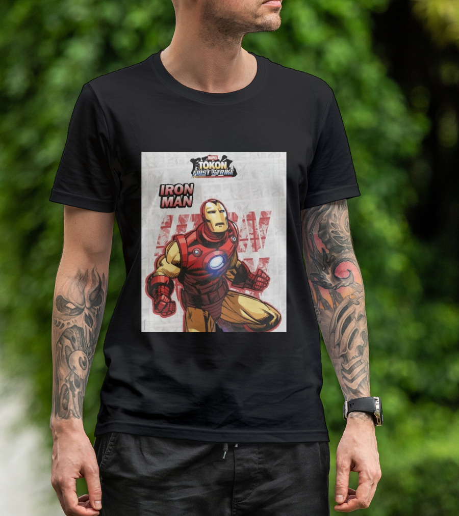 Marvel Tokon First Strike Iron Man Comic T-Shirt