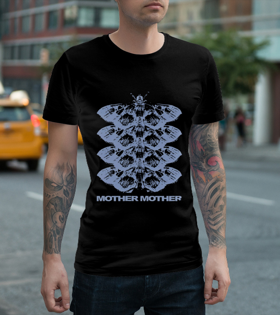 Mother Mother Moth Stack Indie Rock Band T-Shirt