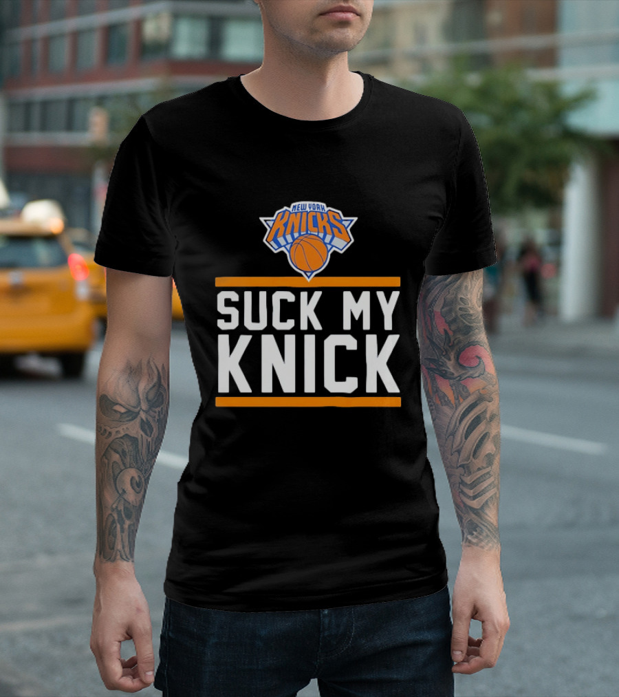 New York Knicks Suck My Knick NBA Basketball T-Shirt