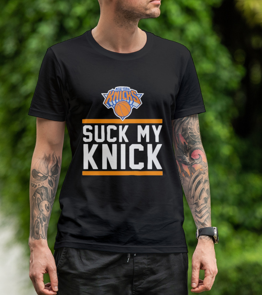 New York Knicks Suck My Knick NBA Basketball T-Shirt