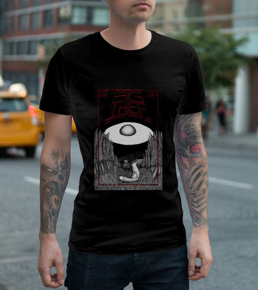 Big Thief North Adams MA August 8 2026 With Ben Lamar Gay MASS MoCA T-Shirt