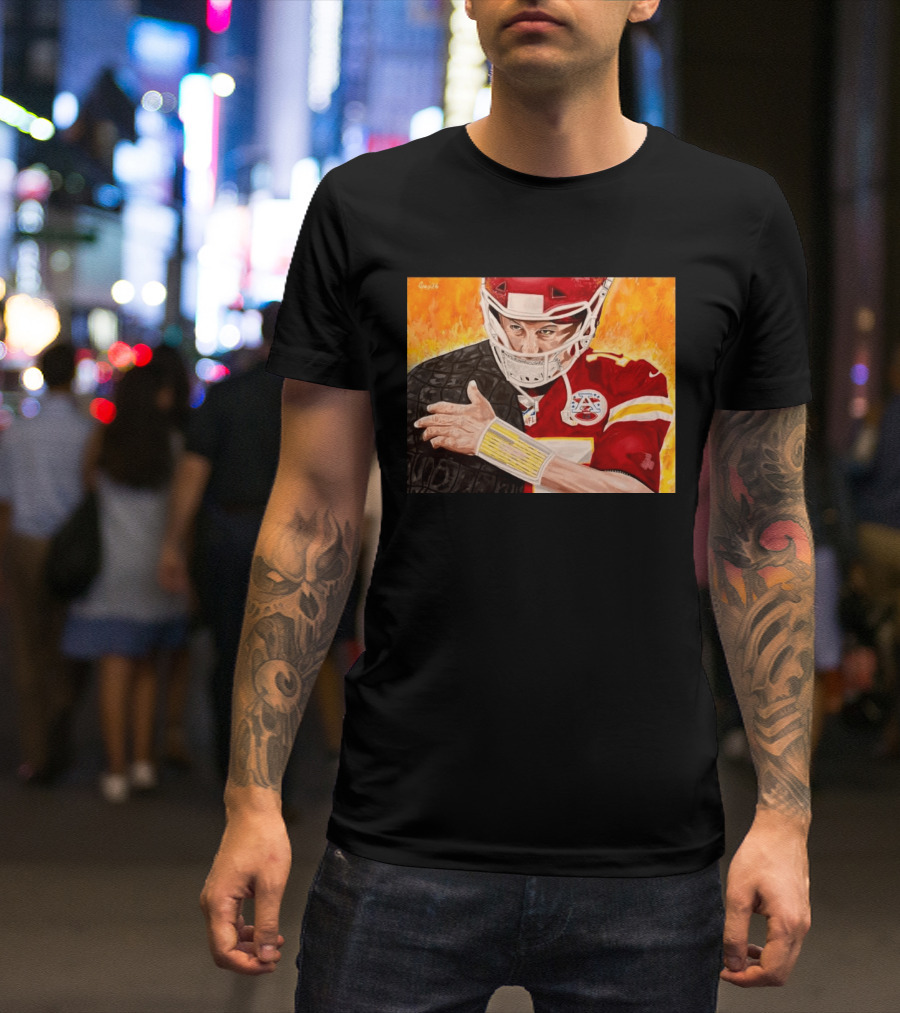 NFL Patrick Mahomes Kansas City Chiefs Player T-Shirt