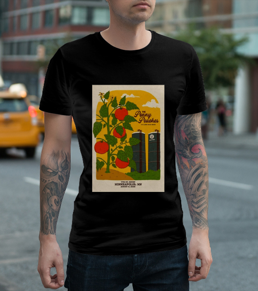 Penny Peaches With Loose Rope Series 7th Street Entry Minneapolis MN August 8 2026 T-Shirt