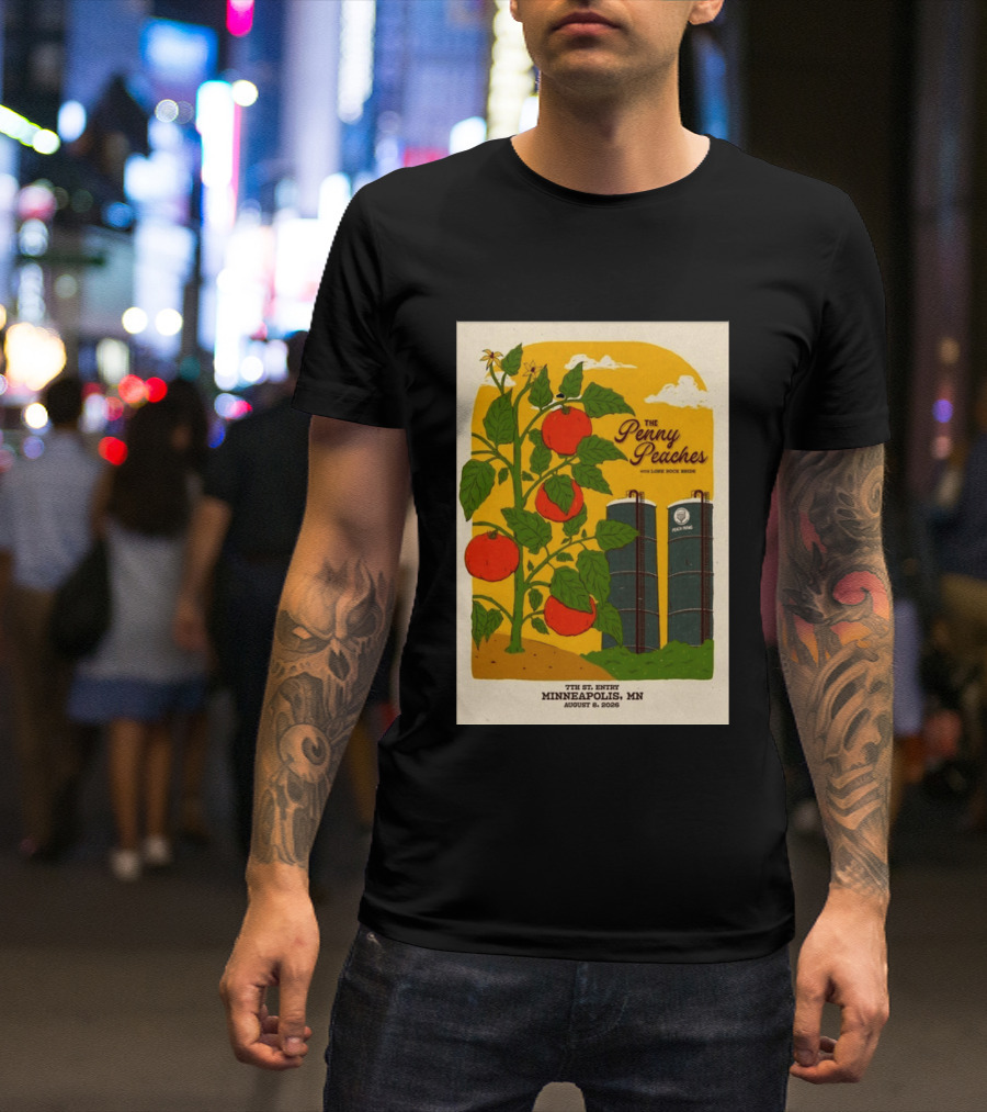 Penny Peaches With Loose Rope Series 7th Street Entry Minneapolis MN August 8 2026 T-Shirt