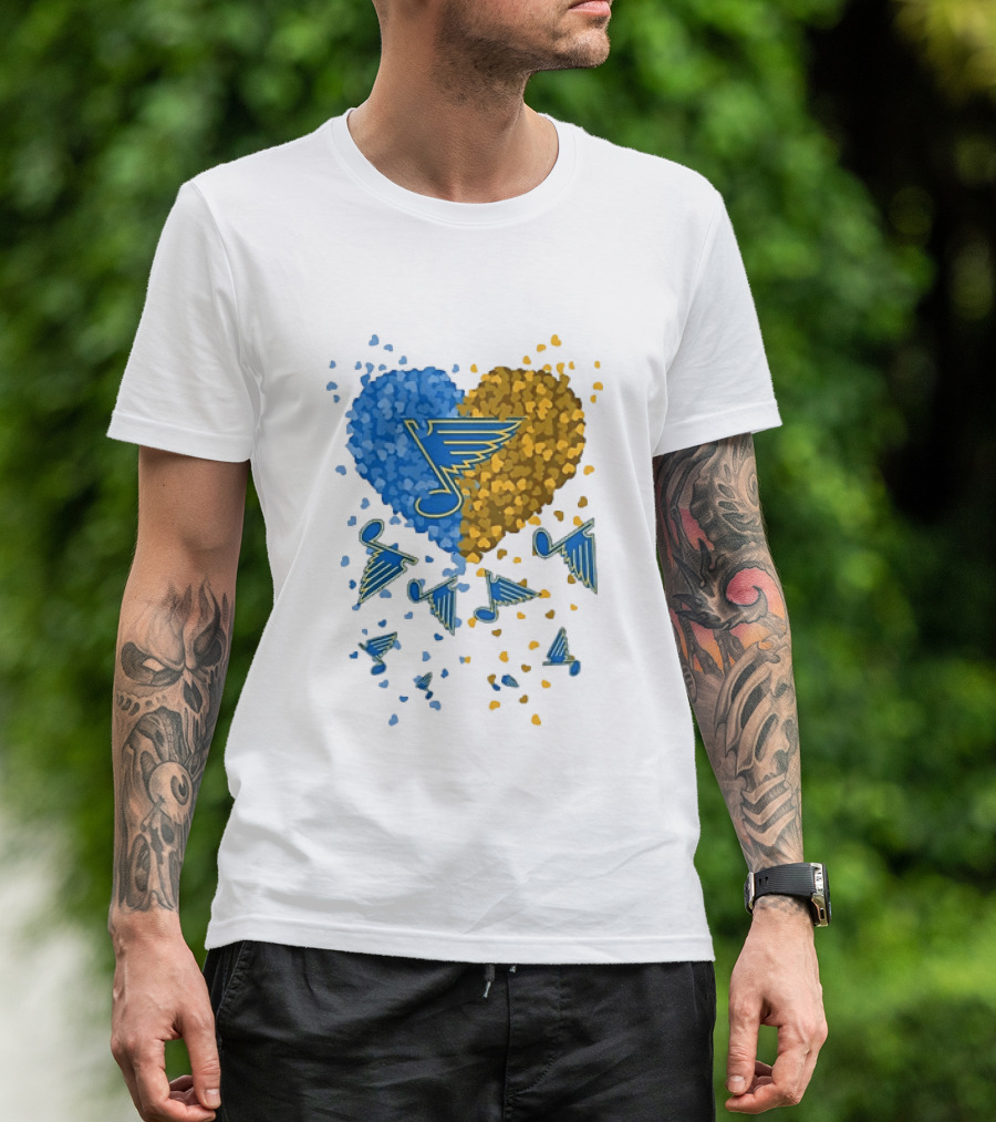 Classic St Louis Blues Heart NHL Hockey 2026 T-Shirt