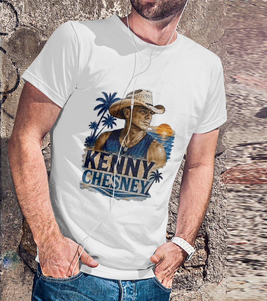 Kenny Chesney Is My Jam Tropical Beach Sunset Vibes T-Shirt