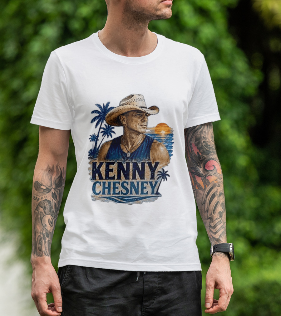 Kenny Chesney Is My Jam Tropical Beach Sunset Vibes T-Shirt
