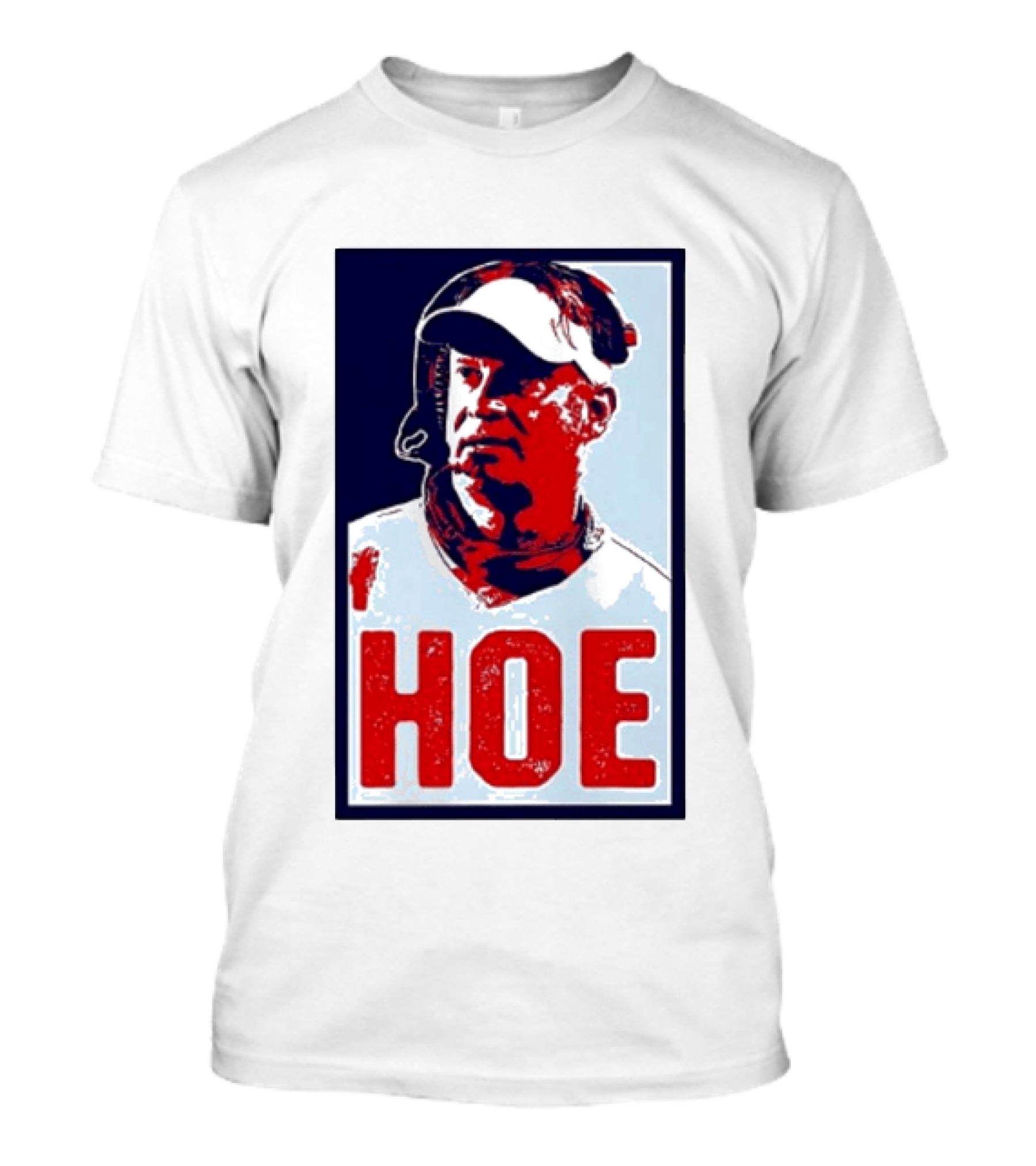 Lane Kiffin Hoe Red Blue Artistic T-Shirt