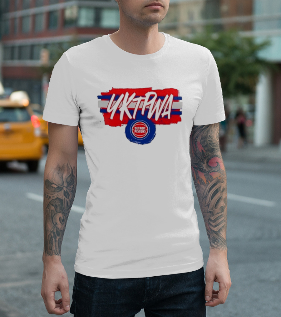 Yktpwa Detroit Pistons Celebration T-Shirt