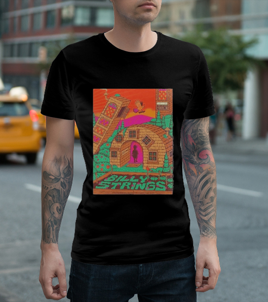 Billy Strings Fishers IN 2026 Night 3 Live August 8 Event Center T-Shirt