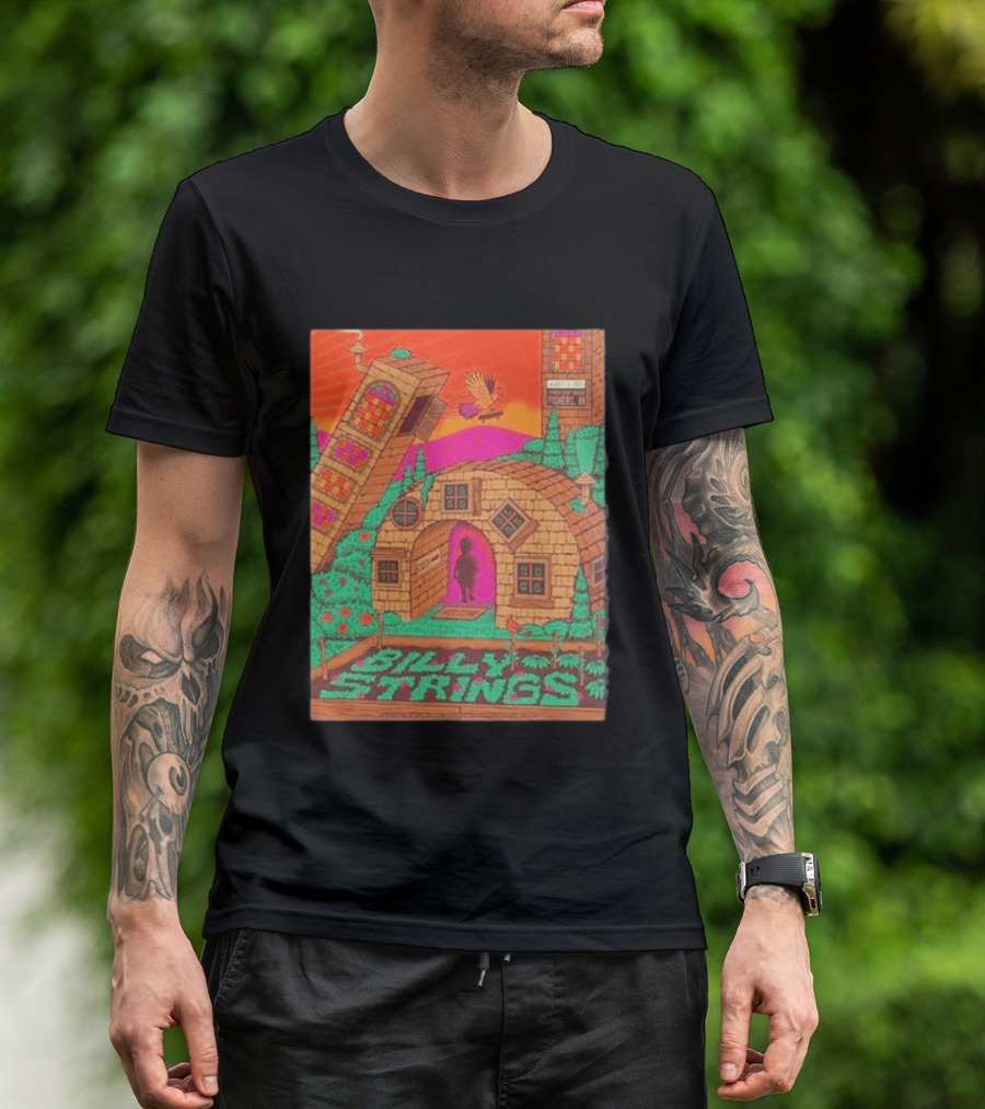 Billy Strings Fishers IN 2026 Night 3 Live August 8 Event Center T-Shirt