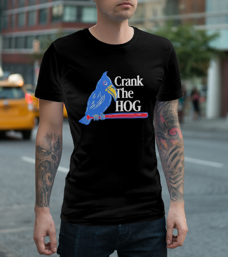 Crank The Hog Villanova Wildcats Basketball Jay Wright NCAA Sports T-Shirt