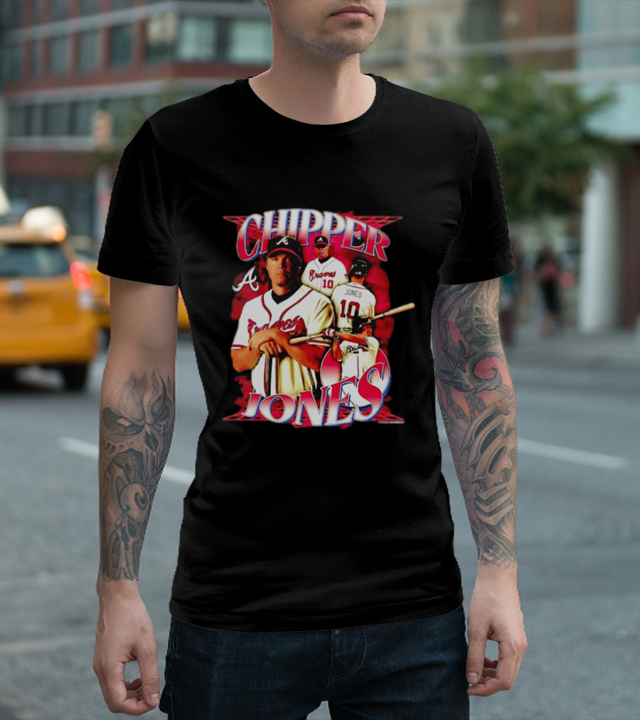 Chipper Jones Atlanta Braves Number 10 MLB Legend T-Shirt