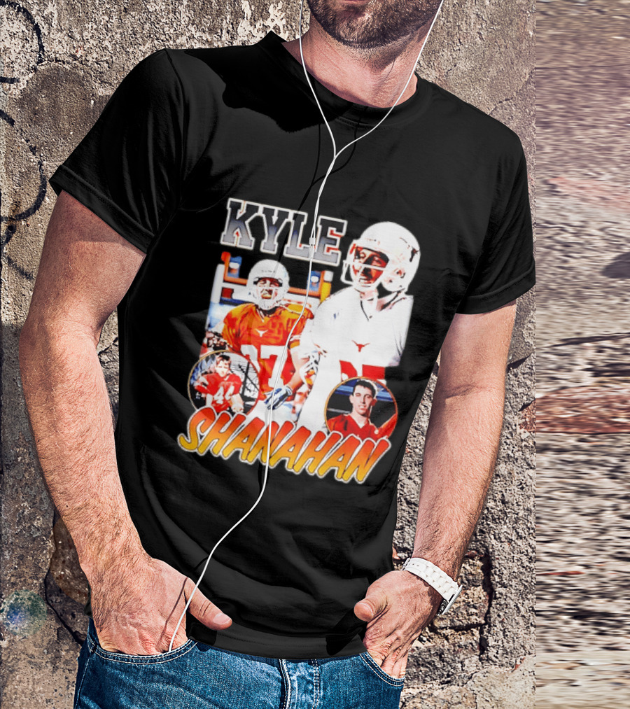 Kyle Shanahan Texas Longhorns Football Legend Player Number 17 T-Shirt
