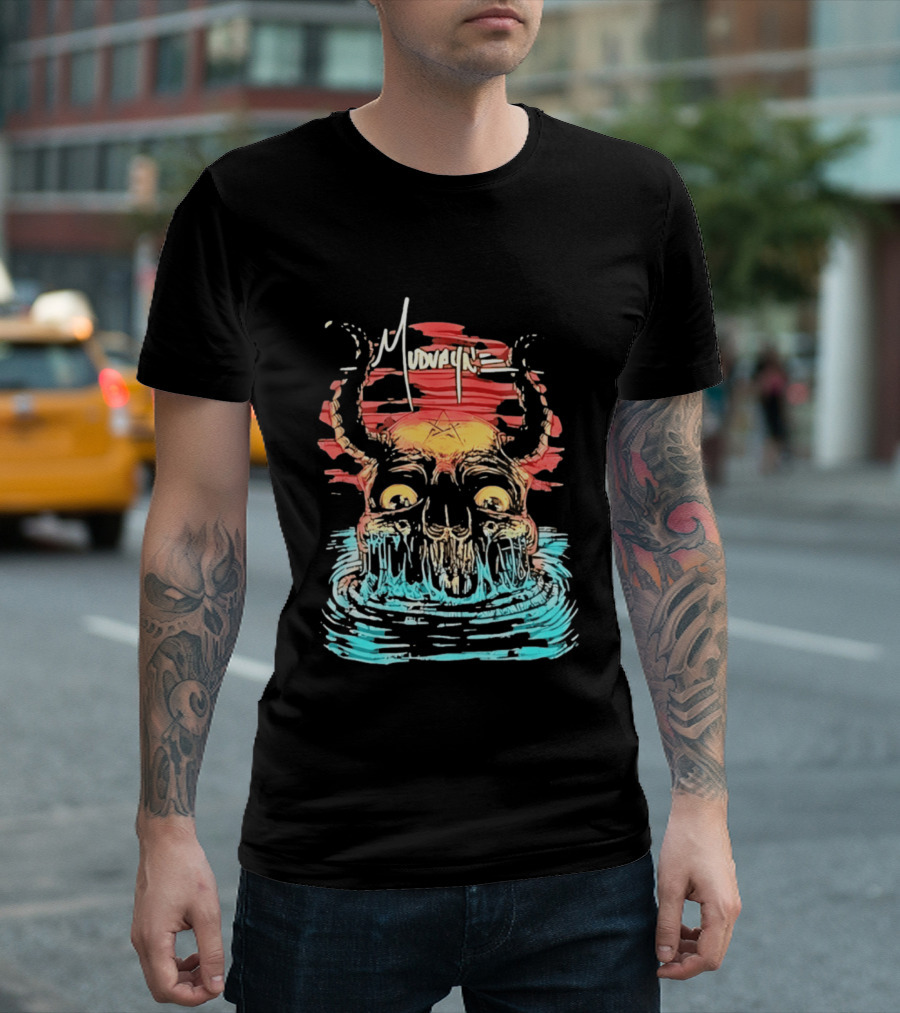 Mudvayne Skull Horns Water Heavy Metal T-Shirt