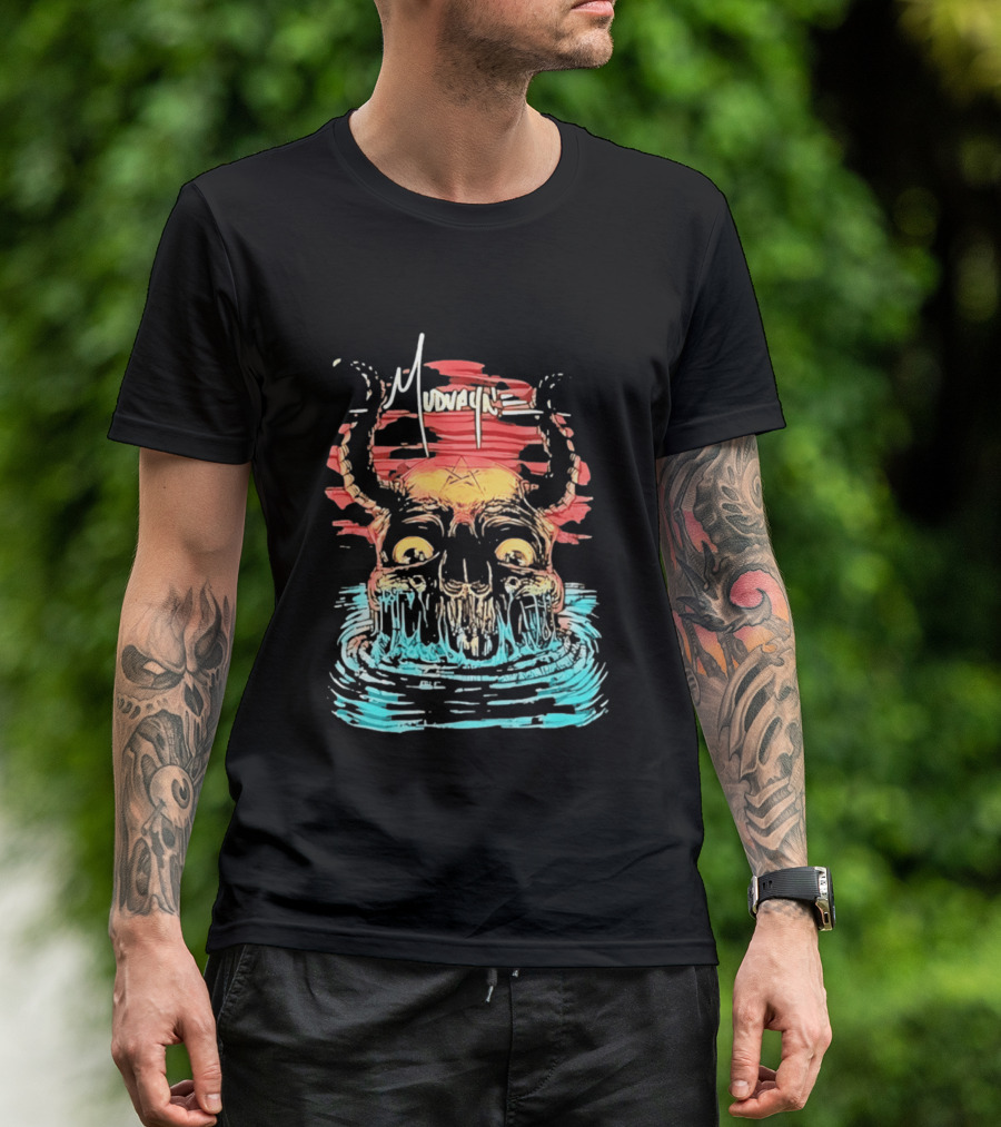 Mudvayne Skull Horns Water Heavy Metal T-Shirt