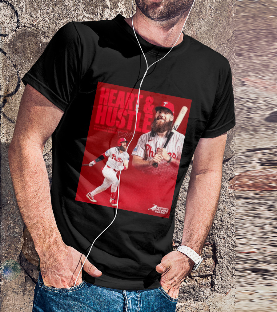 Philadelphia Phillies Heart & Hustle Award Winner Brandon Marsh T-Shirt