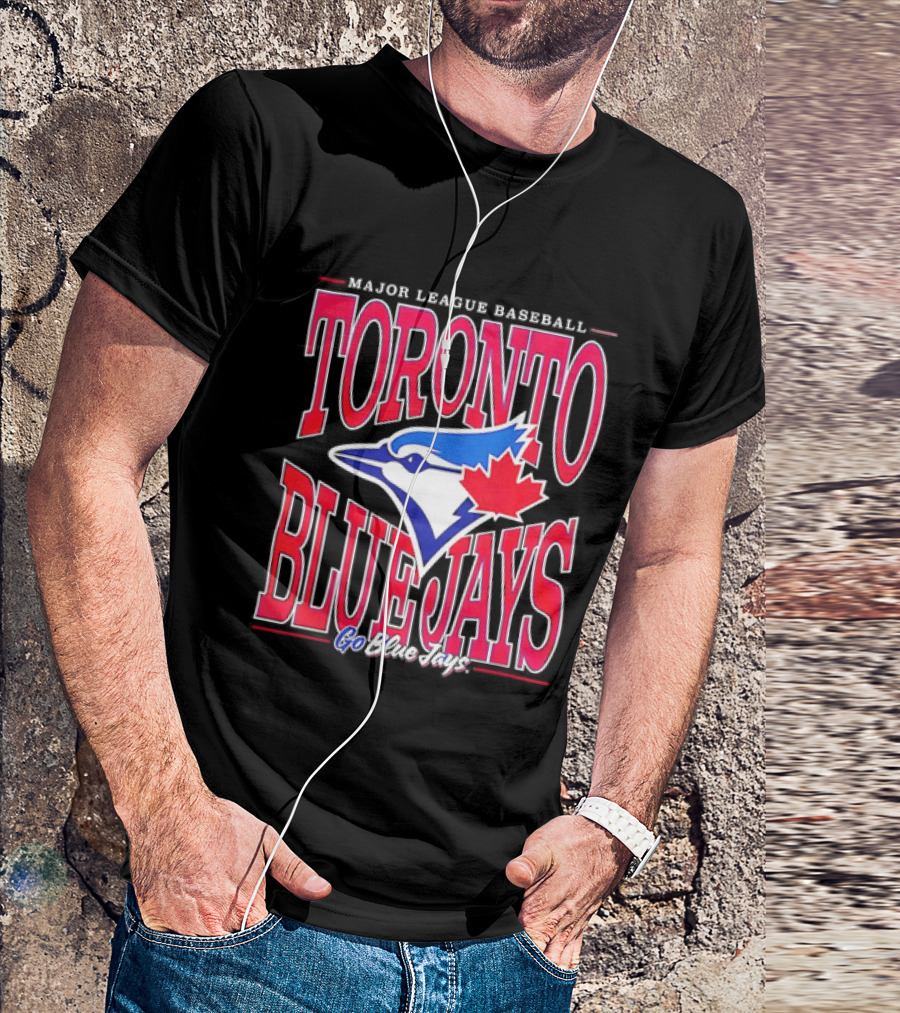 Toronto Blue Jays Major League Baseball Go Blue Jays T-Shirt