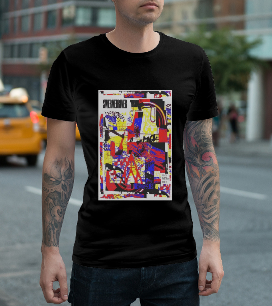 Swervedriver Phoenix Concert Theatre Toronto ON Aug 21 2026 Vibrant Abstract Collage T-Shirt