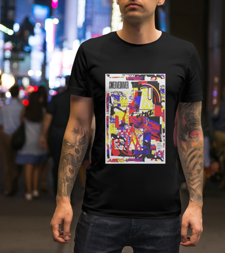 Swervedriver Phoenix Concert Theatre Toronto ON Aug 21 2026 Vibrant Abstract Collage T-Shirt