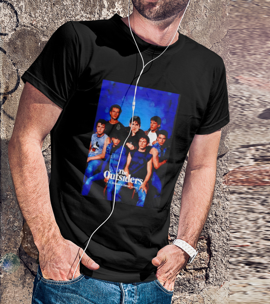 The Outsiders S E Hinton's Classic Novel Cover Group T-Shirt