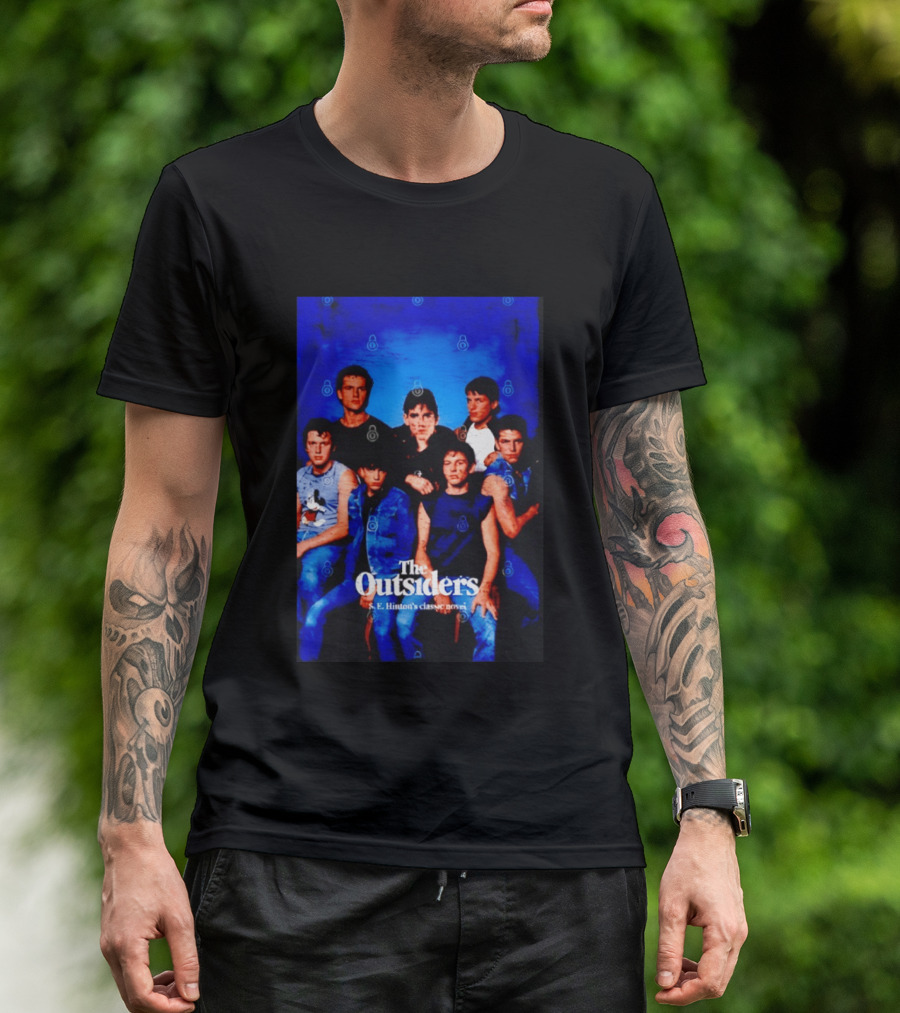 The Outsiders S E Hinton's Classic Novel Cover Group T-Shirt