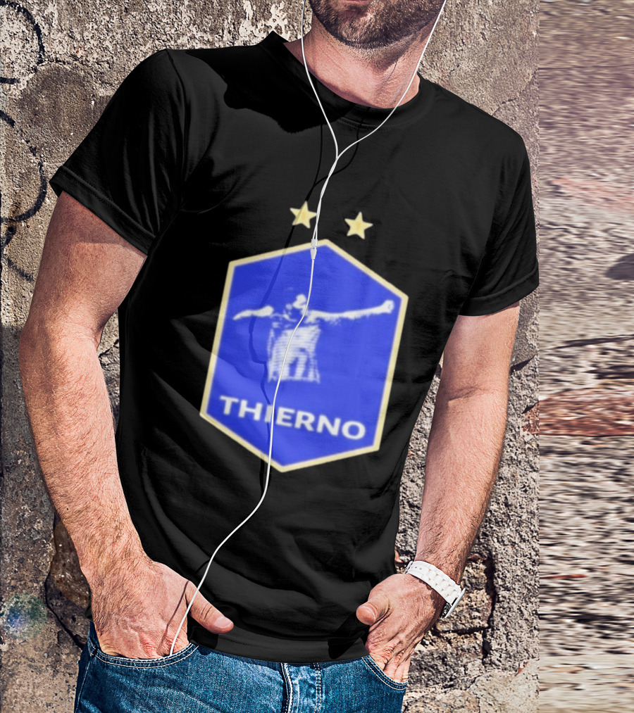 Thierno Barry Everton FC Two Stars Blue Crest T-Shirt