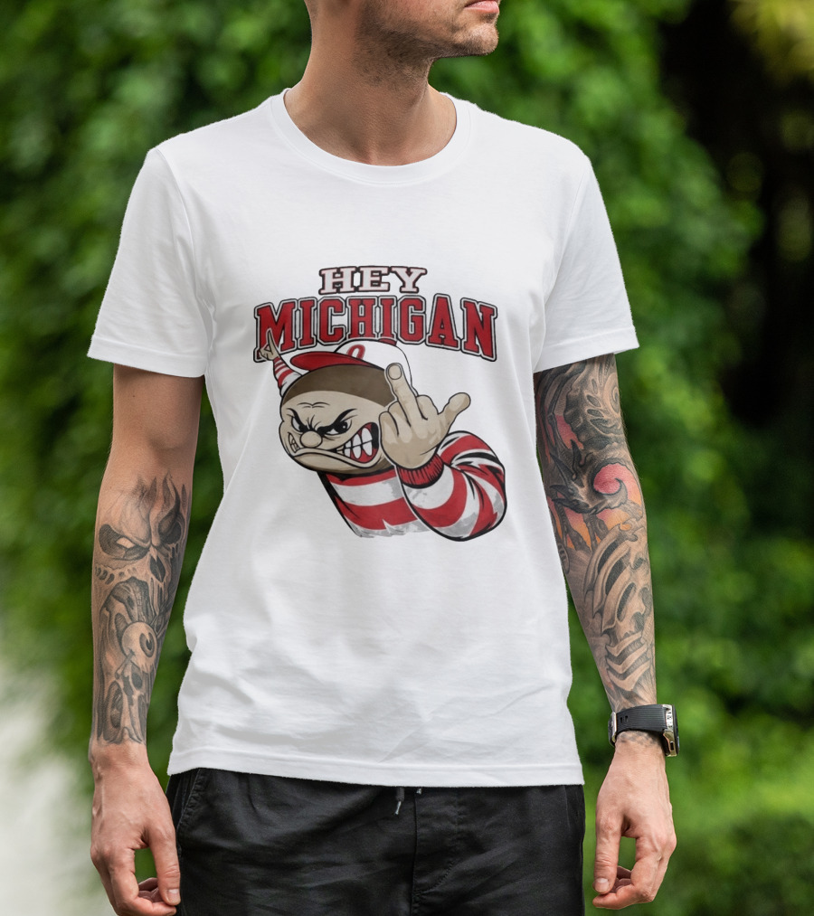 Ishowspeed Hey Michigan Football Rivalry Fan T-Shirt