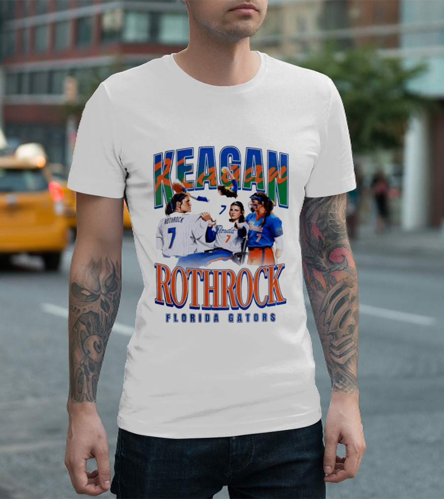 Keagan Rothrock Florida Gators Rothrock 7 Baseball Softball Athlete T-Shirt