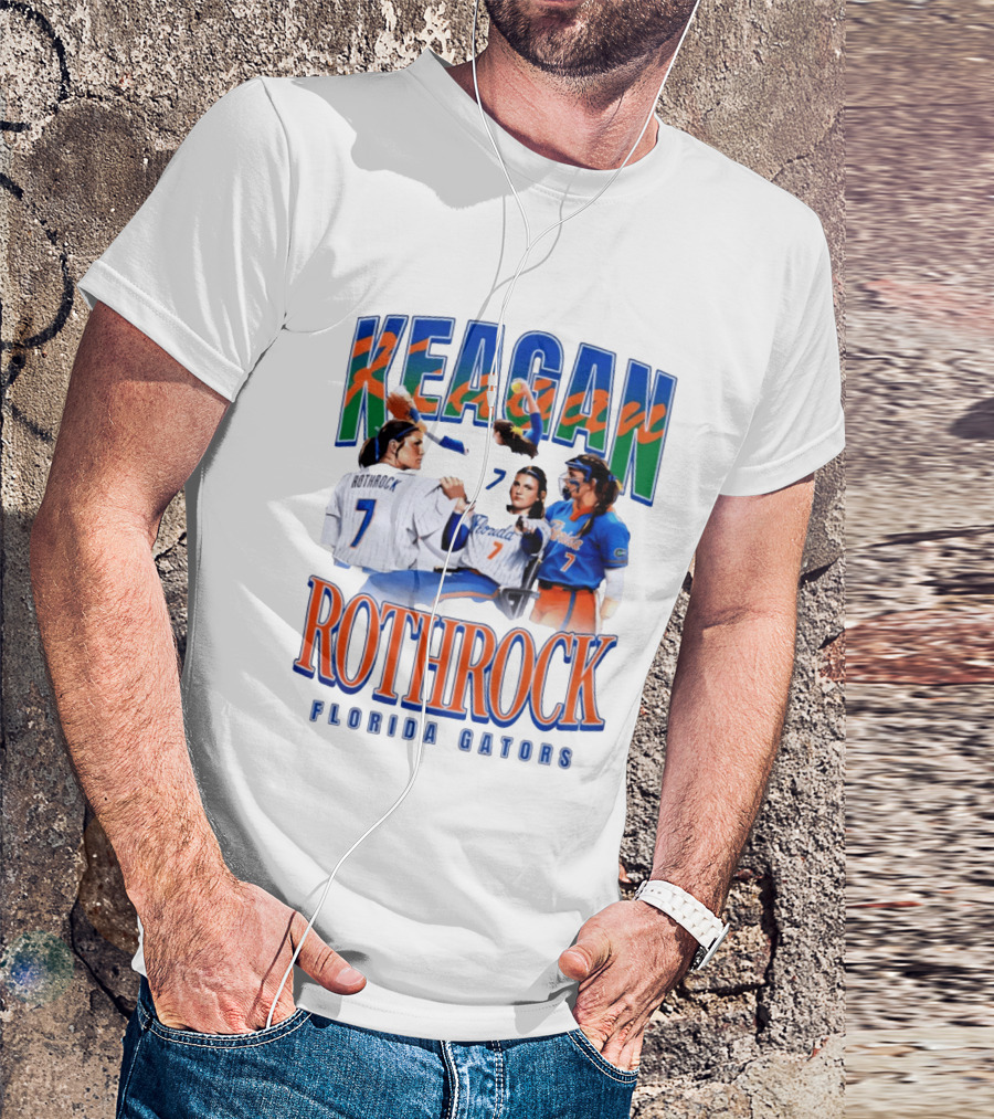 Keagan Rothrock Florida Gators Rothrock 7 Baseball Softball Athlete T-Shirt