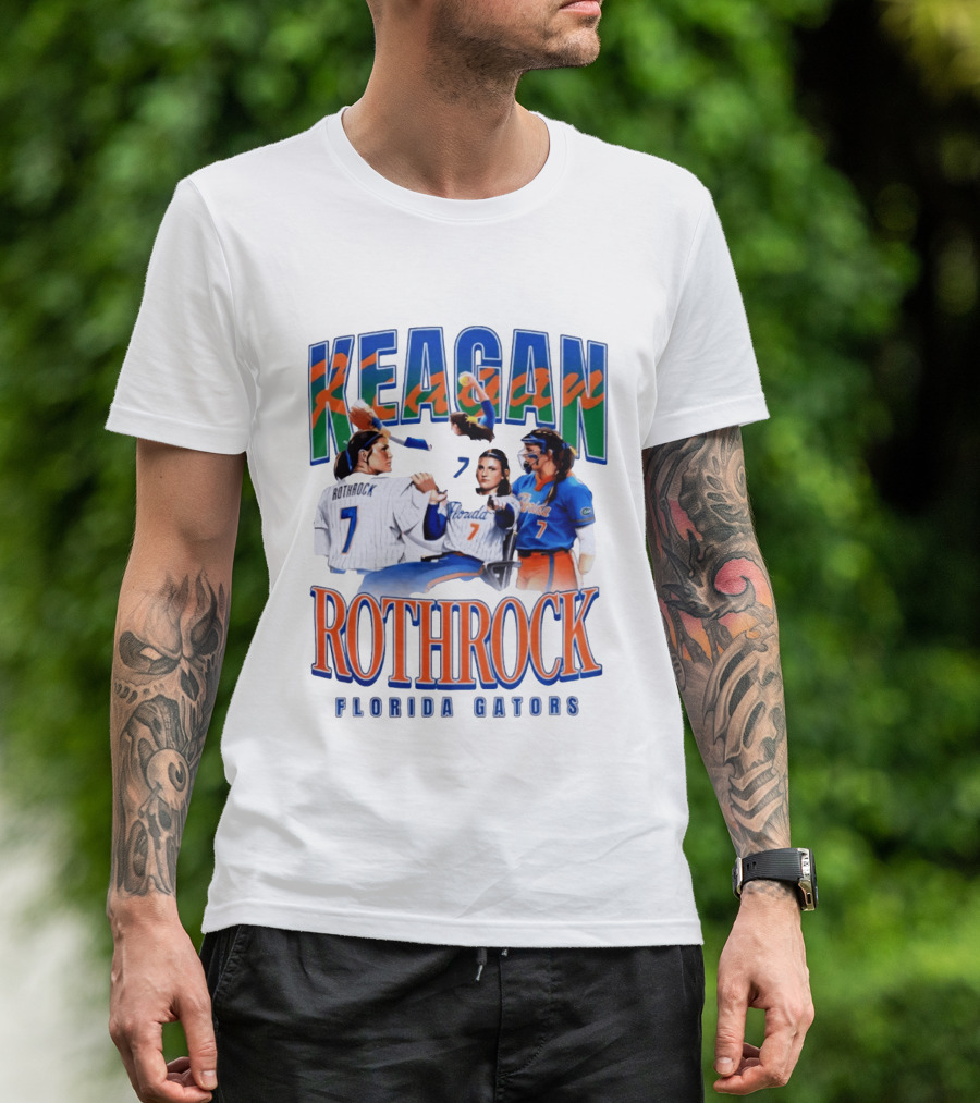 Keagan Rothrock Florida Gators Rothrock 7 Baseball Softball Athlete T-Shirt