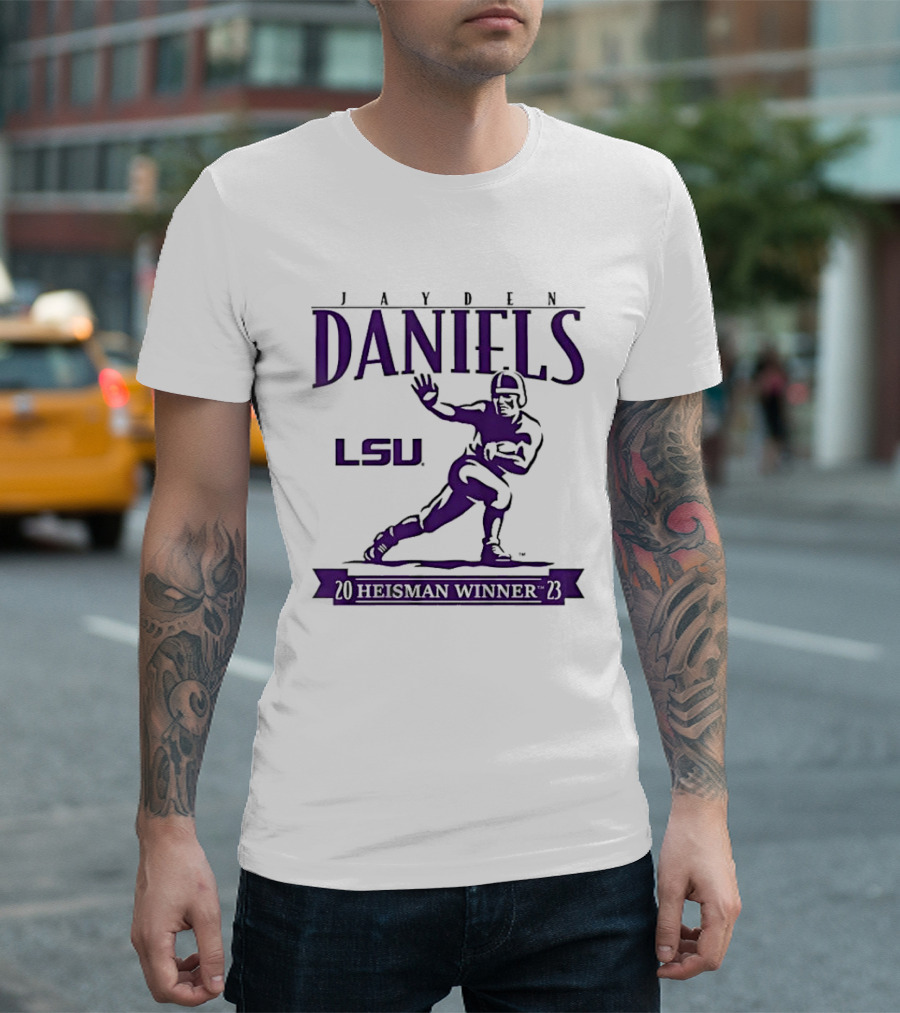 Jayden Daniels LSU Heisman Winner 2023 T-Shirt