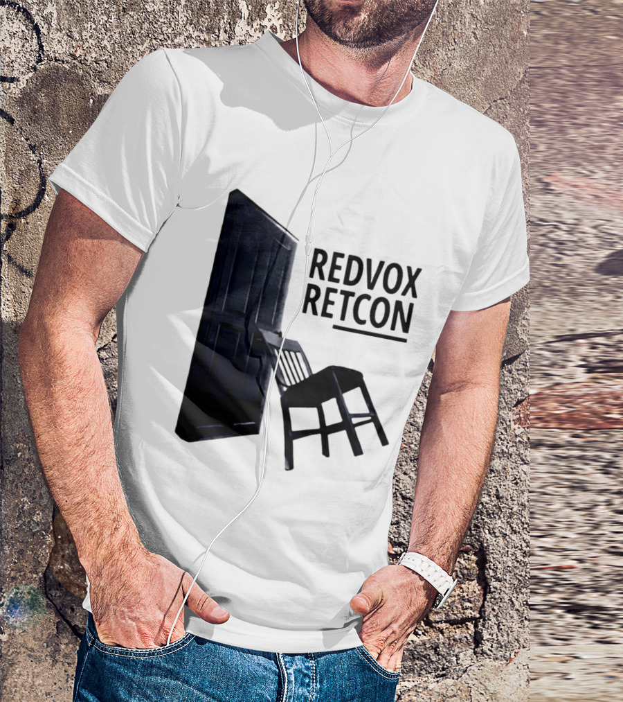 Red Vox Retcon Album Door And Chair T-Shirt