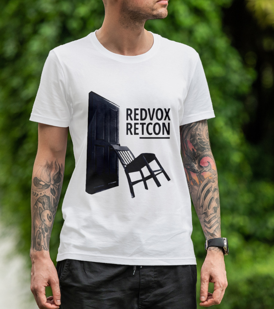 Red Vox Retcon Album Door And Chair T-Shirt