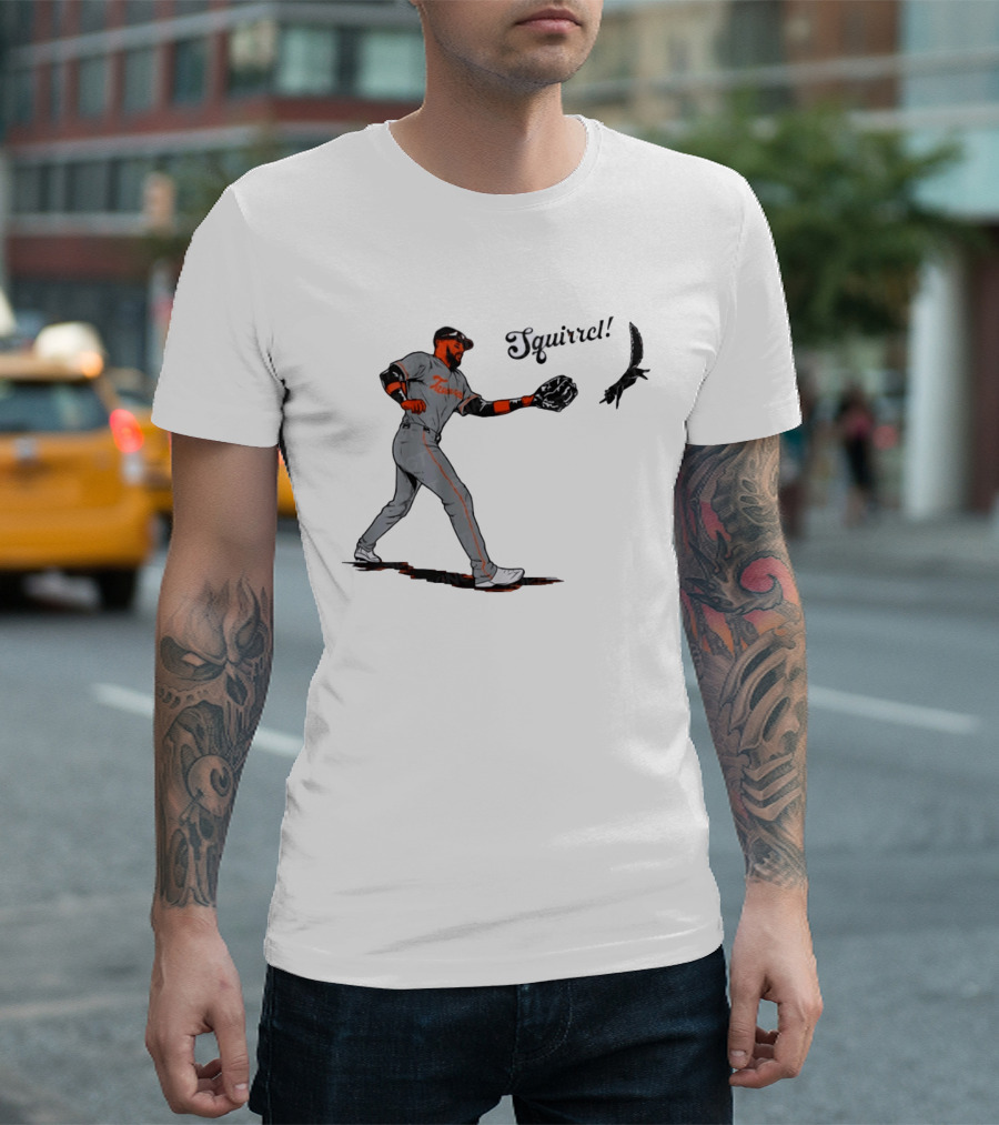 Tavares Squirrel Baltimore Orioles Baseball Moment Sports T-Shirt