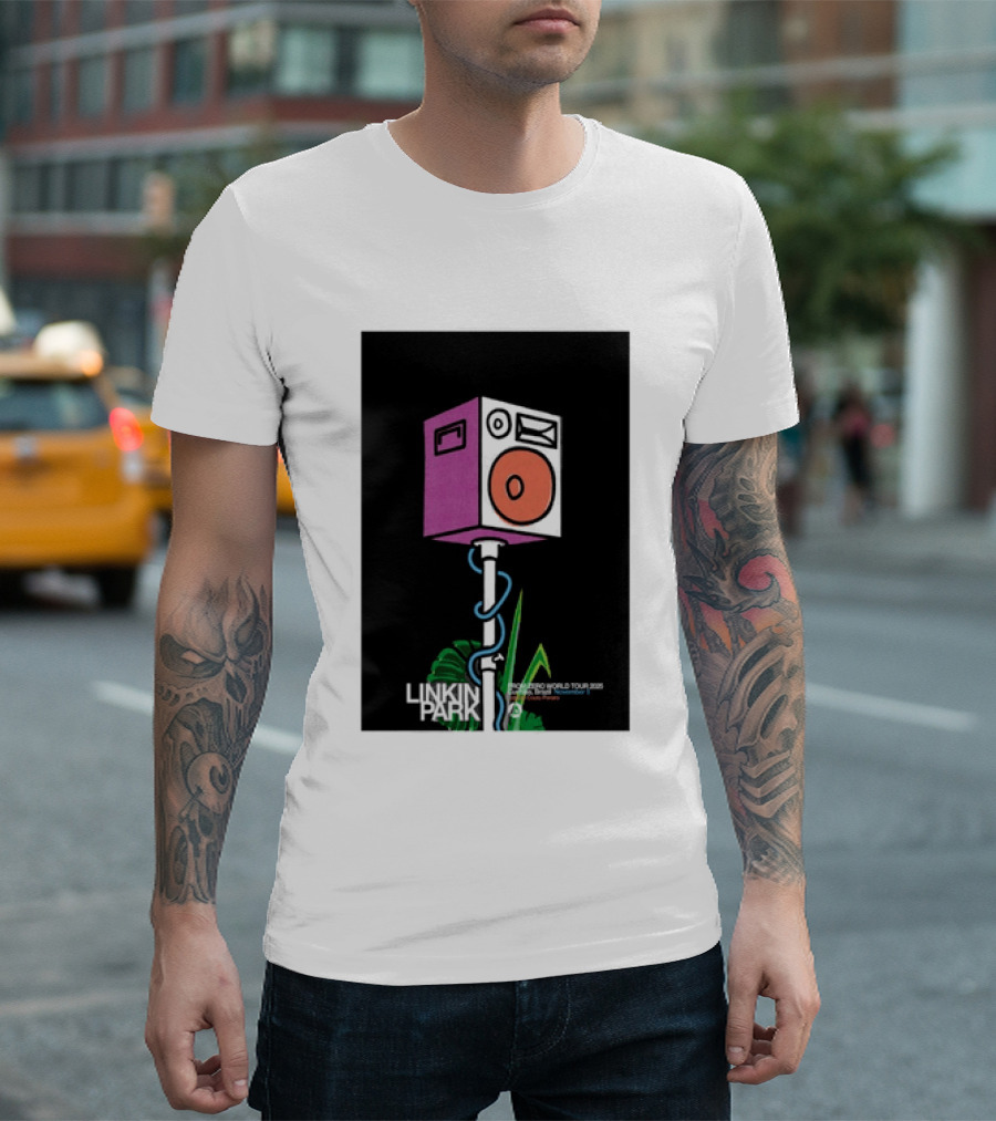 Linkin Park From Zero World Tour Estadio Couto Pereira Curitiba November 5 2025 T-Shirt