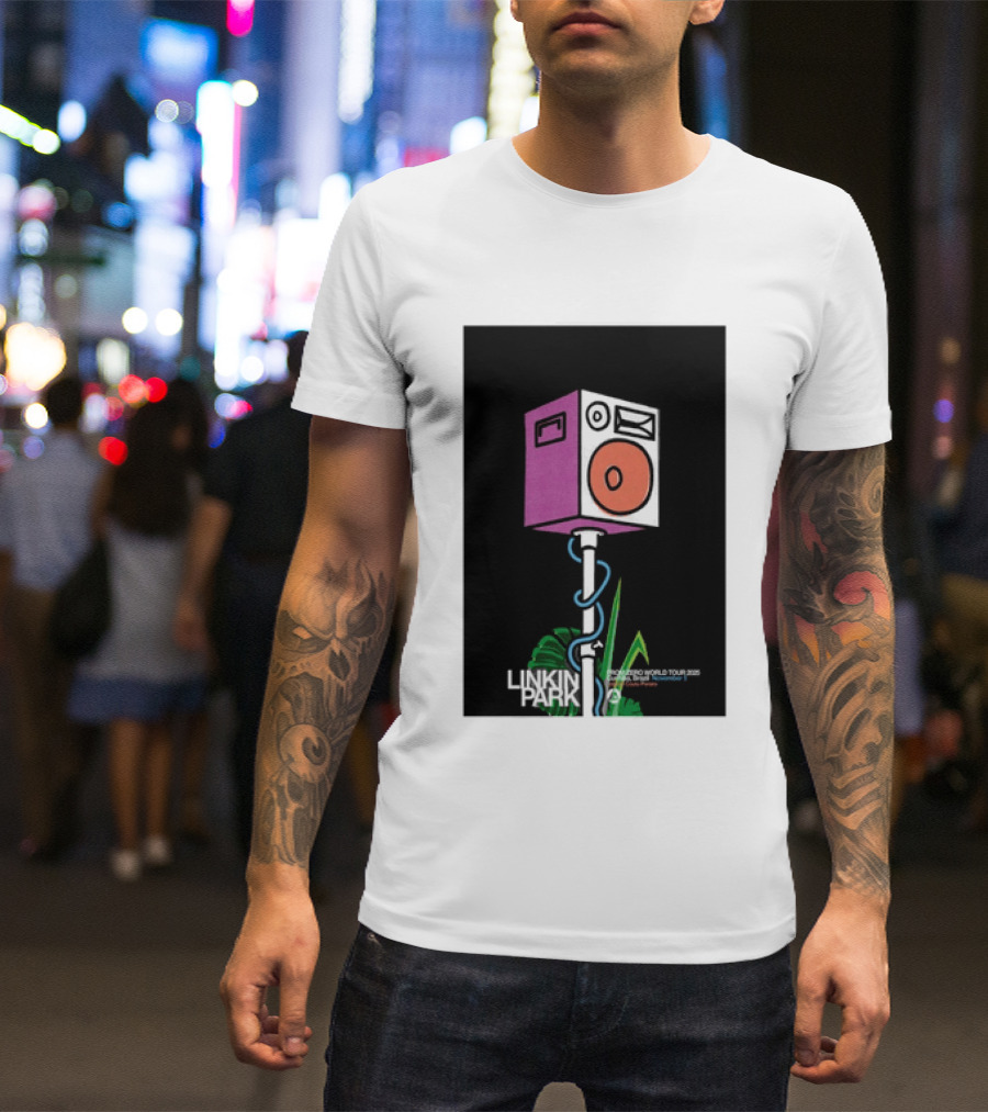 Linkin Park From Zero World Tour Estadio Couto Pereira Curitiba November 5 2025 T-Shirt