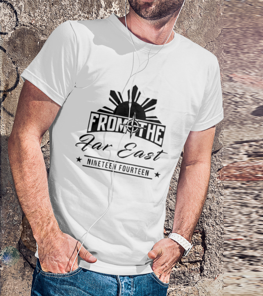 From The Far East Nineteen Fourteen Sunburst Star T-Shirt