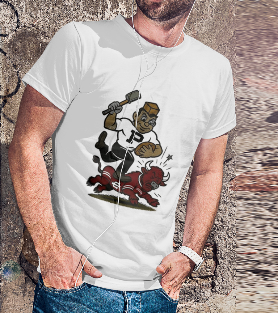 Purdue Boilermakers Crush Indiana Hoosiers NCAA Football Rivalry Victory T-Shirt