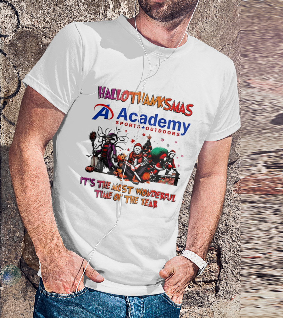 Hallothanksmas Academy Sports Outdoors It's The Most Wonderful Time T-Shirt
