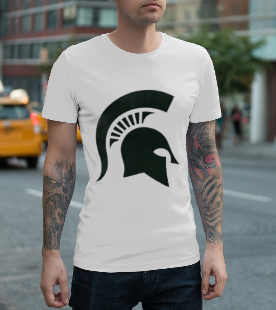 Michigan State Spartans Primary 2025 Iconic Spartan Helmet Trendy T-Shirt