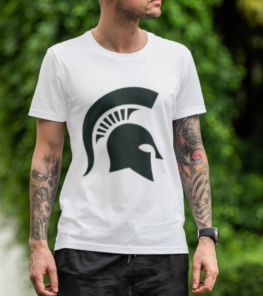 Michigan State Spartans Primary 2025 Iconic Spartan Helmet Trendy T-Shirt