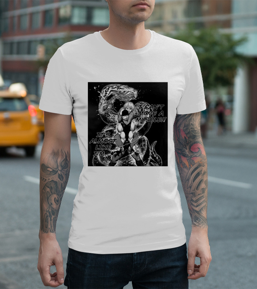I Can't Move A Muscle It's Almost Like I'm Imai Cosmo Manga Snake Scene T-Shirt