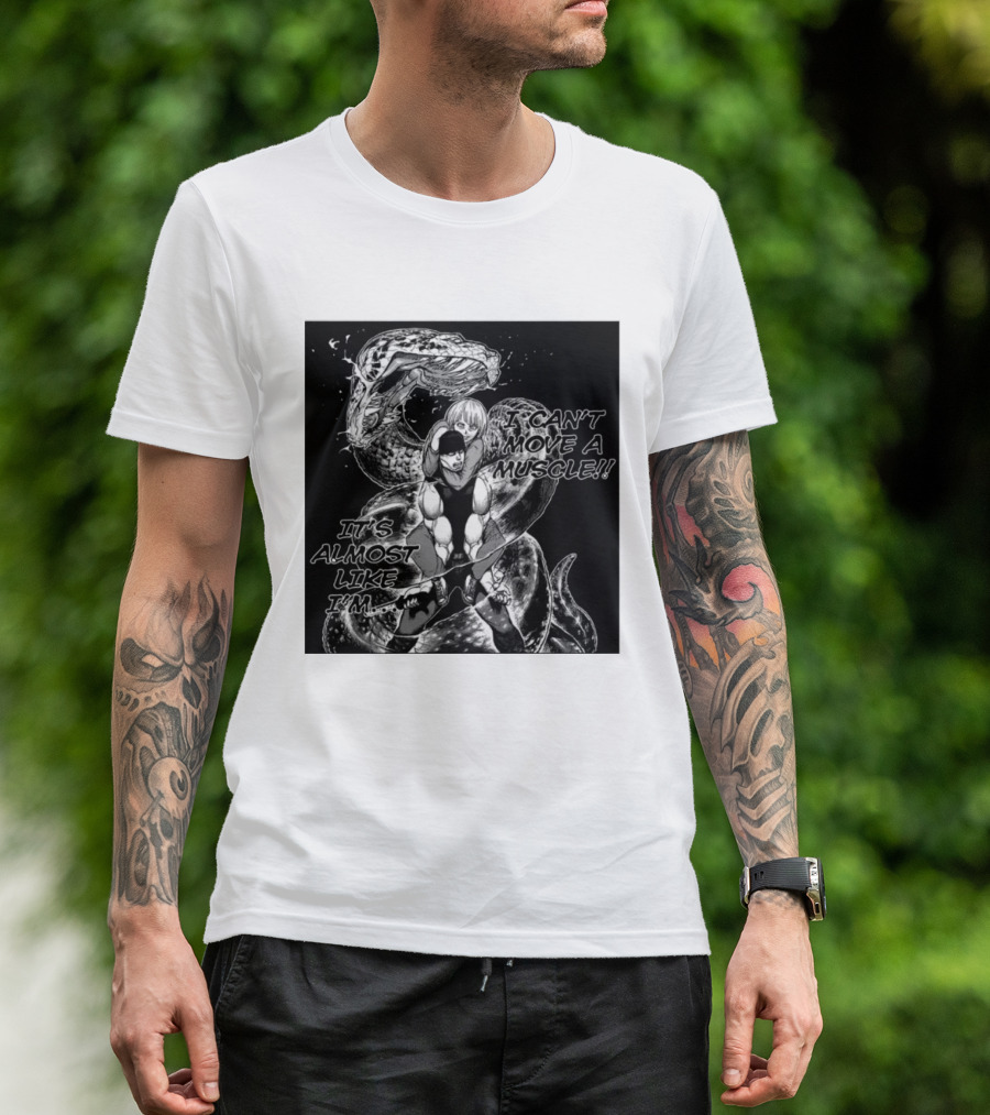 I Can't Move A Muscle It's Almost Like I'm Imai Cosmo Manga Snake Scene T-Shirt