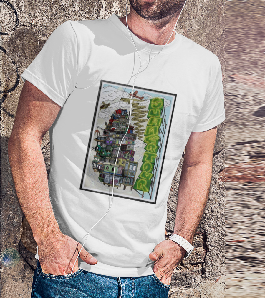 Phish Summer Tour 2025 With Signposts And Plane T-Shirt