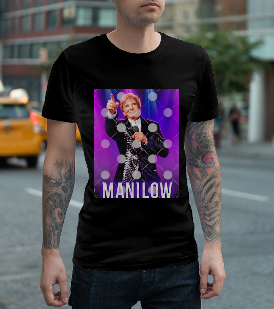Barry Manilow Starry Stage Performance Concert T-Shirt