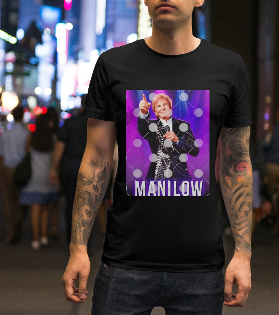 Barry Manilow Starry Stage Performance Concert T-Shirt
