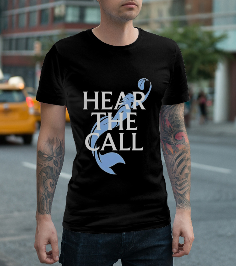 Hear The Call Mermaid Basketball Sports T-Shirt