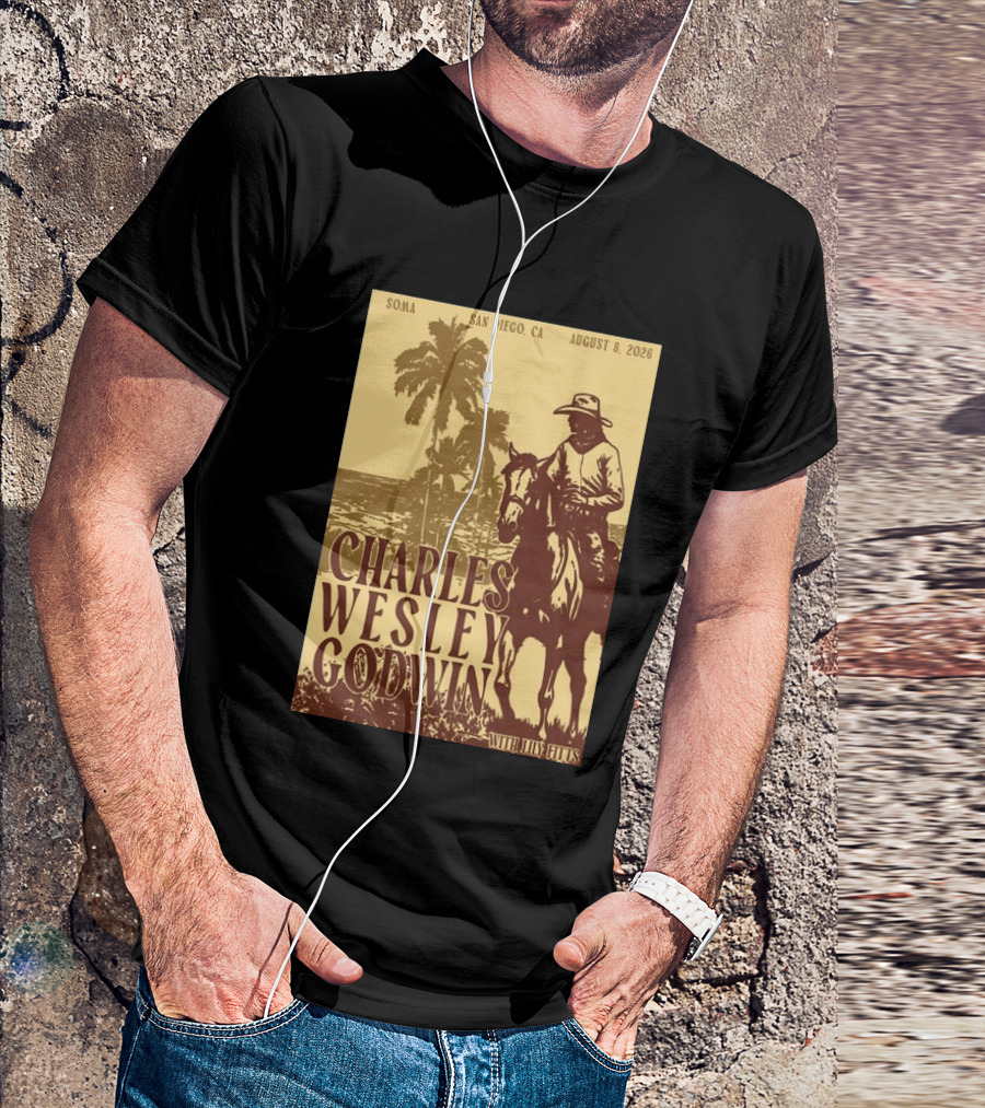 SOMA San Diego CA August 8 2026 Charles Wesley Godwin With Lilly Hiatt T-Shirt