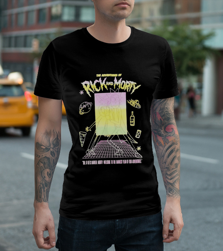 The Adventures Of Rick And Morty Welcome To The Darkest Year Of Our Adventures T-Shirt